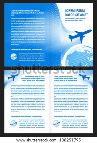 booklet book airplane flight tickets air fly cloud sky blue white color travel transportation globe background