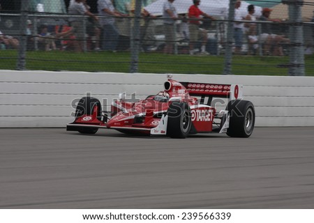 Newton Iowa, USA - June 21, 2009: Indycar Iowa Corn 250, short track speedway racing. 9 New Zealand Scott Dixon 	Chip Ganassi Racing