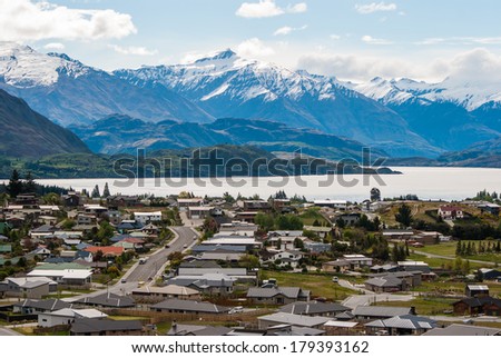 New Zealand scenic mountain landscape shot at Mount Iron