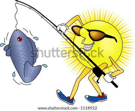 fishing cartoon pictures. stock vector : Cartoon