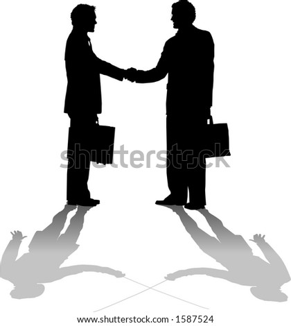 shaking hands clipart. businessmen shaking hands