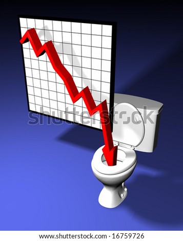 FPS drop... Stock-photo-computer-generated-d-graphic-depicting-a-graph-chart-and-a-toilet-16759726