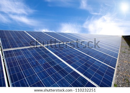 solar cell farm