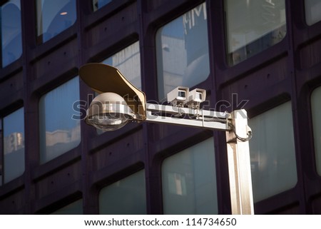 Security Camera, CCTV on City Location