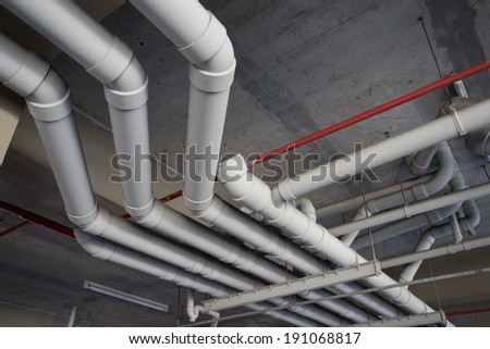 Pipe tube on the roof top for drain & sewer system