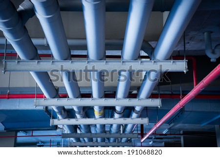 Pipe tube on the roof top for drain & sewer system