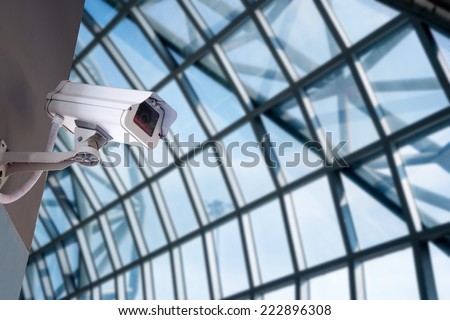 Security Camera, CCTV on location, airport