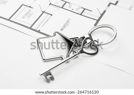 Key property market to buy or rent house