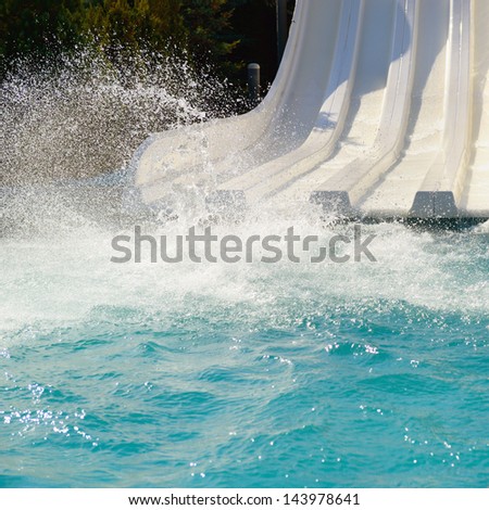 water park, hills and splashes