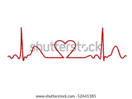 Heart Monitor. Vector. - 52641385 : Shutterstock