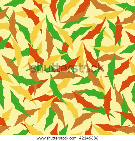 leaf fall, seamless repeat pattern