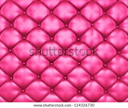 Luxury texture of pink leather furniture with buttons