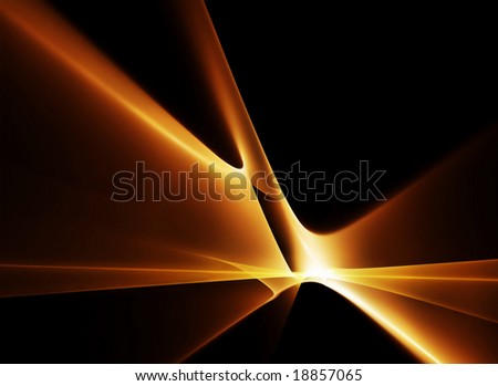 Flashy motion, abstract illustration of flowing energy, corporate business style