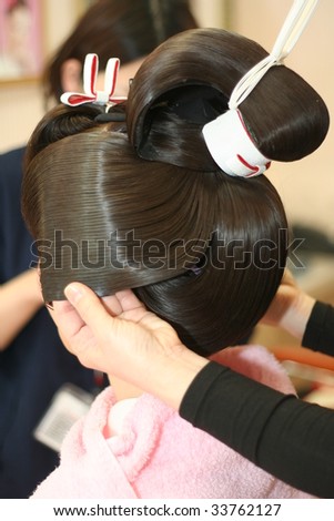 Japanese hair decorations (kanzashi)