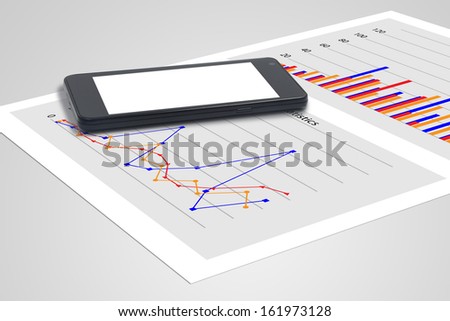 Smartphone on a sheet of digraphs and statistics