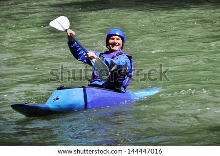Kayaking, extreme, sport, water, fun, relax