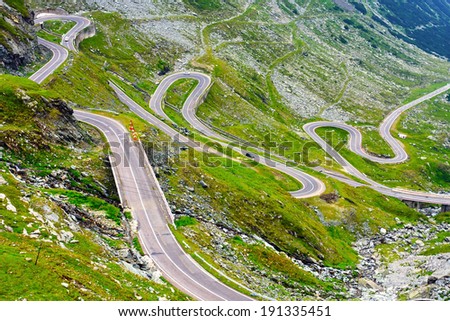 Transfagarasan mountain road, Romanian Carpathians