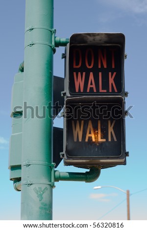Walk/Don\'t Walk sign