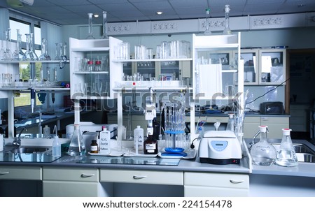 Chemical laboratory background. Laboratory concept.