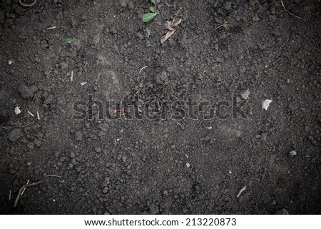 soil black texture closeup background