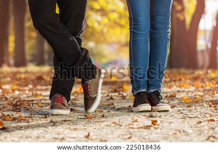 man woman leg couple  love feelings