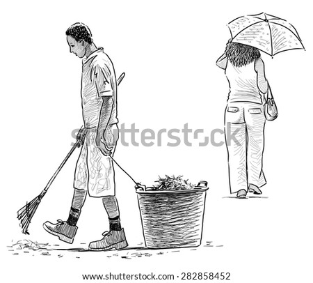 gardener and woman