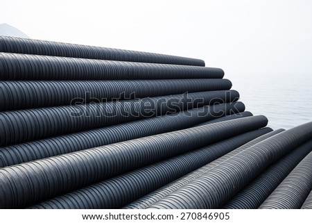 Industrial plastic pipe