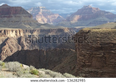 Grand Canyon National Park, Arizona/From Rim to Rim/ One of the Wonders of the World as viewed from north, south, east, west and interior in a large assortment of weather conditions.