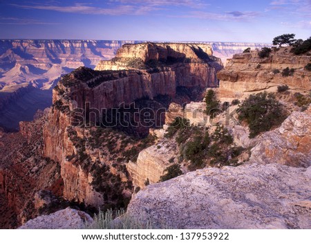 Grand Canyon National Park, Arizona is one of the wonders of the world/Grand Canyon/Formed by wind and water the giant gorge called the Grand Canyon is exciting to see from all sides.