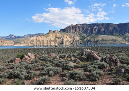 Curecanti National Recreation Area, Colorado/ Curecanti/ The Blue Mesa Reservoir/The dam of the Gunnison River created this recreation area in western colorado, with hoo doos, trails, water recreation