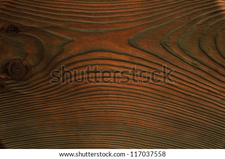 Dark wood texture with horizontal lines close up
