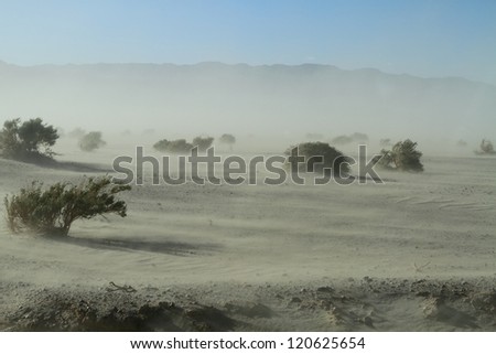 Sand storm #1 Desert Sand Storm in Death Valley National Park, California