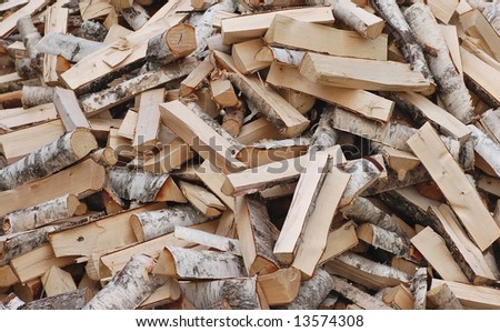 Birch  firewoods