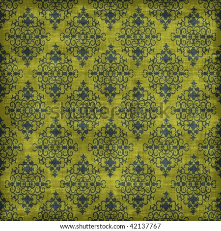 Green and Gray Vintage Pattern