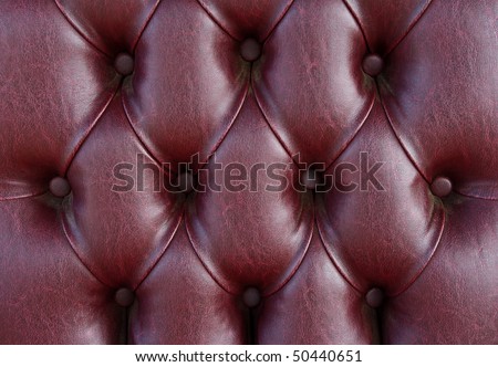 Pattern of the shabby, worn-out dark cherry  leather furniture upholstery texture