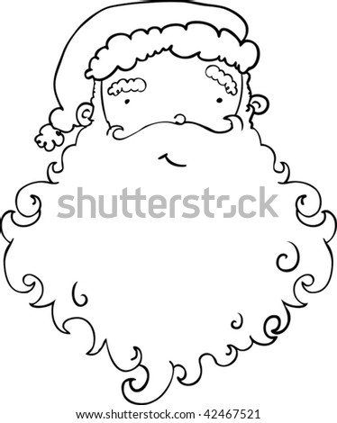 Drawing Of Santa Claus Stock Vector Illustration 42467521 : Shutterstock