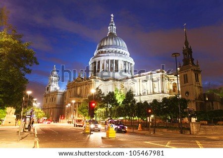 St. Paul's cathedral in London