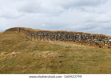 Hadrian\'s Wall in northern England