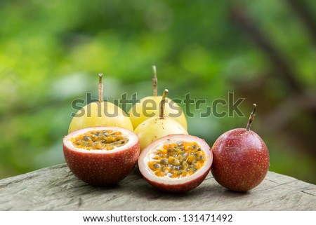 Passion fruits