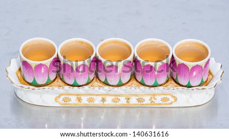 Chinese ceramics tea cups set