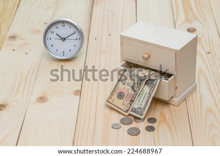 Time and money concept