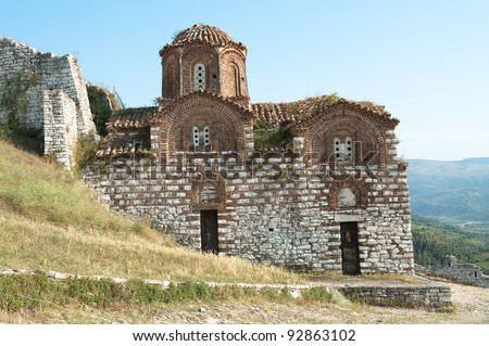 St. Trinity Church is a orthodox church inside Berat Citadel, Albania