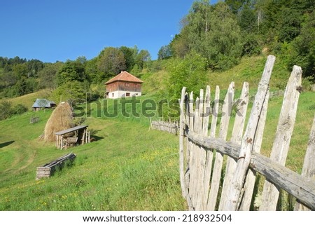 rural area in Kamena Gora, Serbia