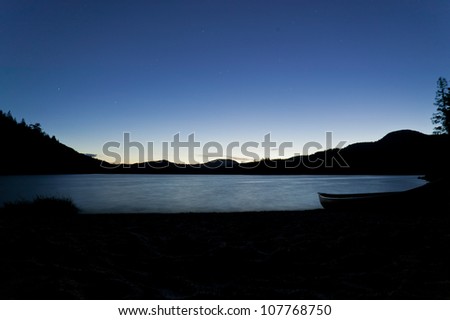 Canoe Silhouette