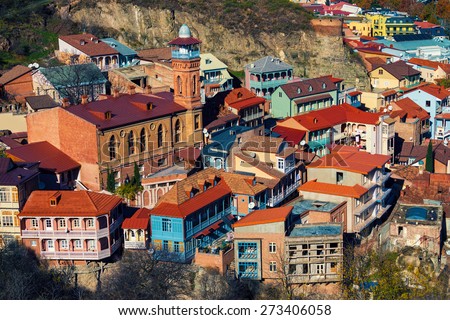 View of Tbilisi city, Georgia, Europe