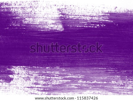 Purple hand painted brush stroke background