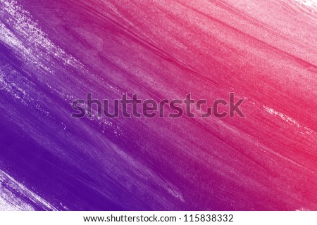 Pink / purple hand painted brush stroke background
