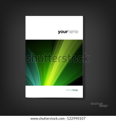 Brochure booklet cover design template Brochure booklet cover design template