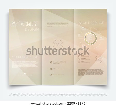 tri fold background
