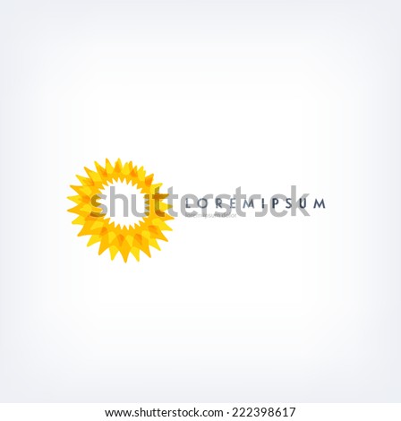 Vector abstract logo design template Vector abstract logo design template